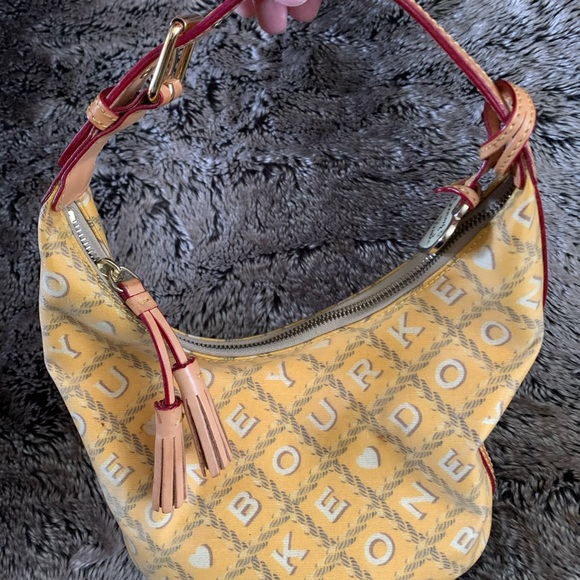 Dooney & Bourke yellow Y2K purse - Picture 6 of 9